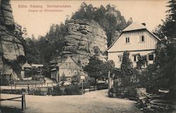 Herrnskretschen Bohm Switzerland Eingang Zur Edmundskiamm Postcard Postcard Postcard