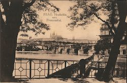 PRAG. Hradschin von Franzenskai Prague, Czech Republic Eastern Europe Postcard Postcard Postcard