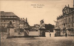 Castle Courtyard Prague, Czech Republic Eastern Europe Postcard Postcard Postcard