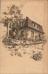 Jirásek's Summer Home by Karel Beneš Postcard