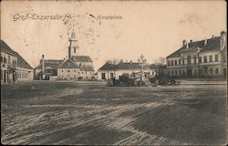 Groß-Enzersdorf Hauptplatz. Austria Postcard Postcard Postcard