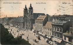 Landstrasse Hauptstrasse. Rochus-Kirche. Wien Wien (Vienna), Austria Postcard Postcard Postcard