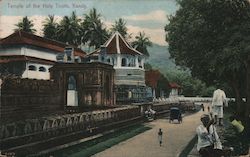 Temple of the Holy Tooth, Kandy. Postcard