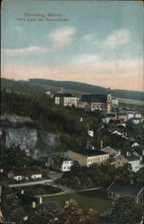 Part of Sternberg, Moravia Toward the Pratschkefelsen Šternberk, Czech Republic Eastern Europe Postcard Postcard Postcard