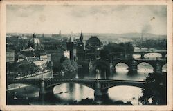 A General View on Four Bridges Postcard