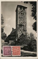 Vysina Lookout Tower - Hohen-Habsburg Postcard