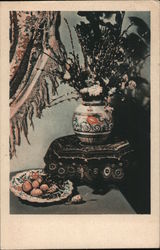 Czech Still Life, Easter Eggs Czechoslovakia Postcard Postcard Postcard