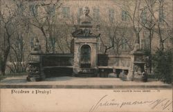 Vítězslav Hálek Memorial Postcard