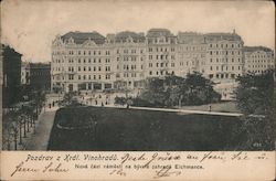 New Part of Square at the Former Eichmance Garden, Královské Vinohrady Prague, Czech Republic Eastern Europe Postcard Postcard Postcard