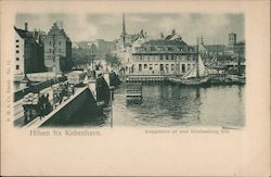 Knippel Bridge Seen Towards Christiansborg Castle Copenhagen, Denmark Postcard Postcard Postcard