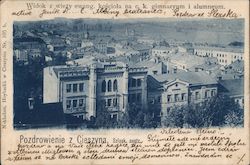 View from the Tower of the Evangelical Church - Jesus Church Cieszyn, Poland Eastern Europe Postcard Postcard Postcard