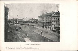 Wein - Praterstern Postcard