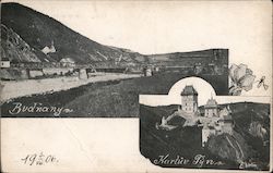 Karlstejn State Castle Budňany, Czech Republic Eastern Europe Postcard Postcard Postcard