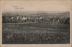 General View of Choceň Czech Republic Eastern Europe Postcard Postcard Postcard