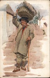 Karl Wilhelm Stengl Postcard