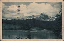 Lake Štrbské Pleso Slovakia Eastern Europe Postcard Postcard Postcard