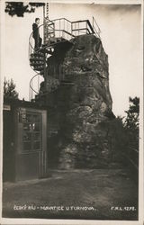 Hlavatice Lookout Rock Postcard