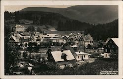 View of Town - Spindelmühle Špindlerův Mlýn, Czech Republic Eastern Europe Postcard Postcard Postcard