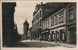 Havlíčkova Street and Shingle Tower Postcard