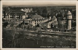 Spa Piestany - Panorama from the Radium Mountain Kúpeľný ostrov, Slovak Republic Postcard Postcard Postcard