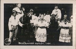 Czechoslovakian National Costumes Postcard