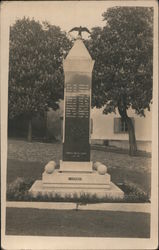 WWI Monument Postcard