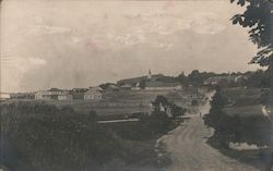 Pyšely View - Church of the Exaltation of the Holy Cross Postcard