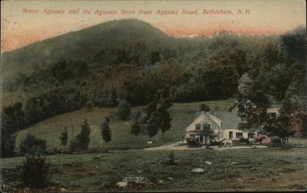 Mount Agassiz And The Agassiz Store From Agassiz Road Bethlehem, Nh 