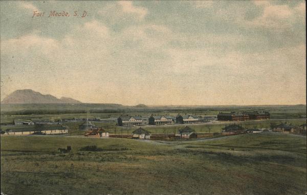 Fort Meade, S. D. South Dakota Postcard