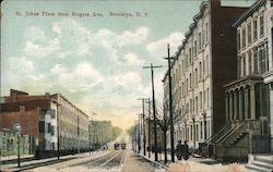 St. Johns Place from Rogers Ave. Postcard