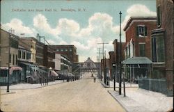 DeKalbe Ave from Hall St Postcard