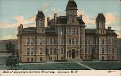 Hall of Languages Syracuse University New York Postcard Postcard Postcard