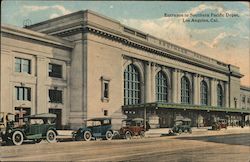 Entrance to Southern Pacific Depot Los Angeles, CA Postcard Postcard Postcard