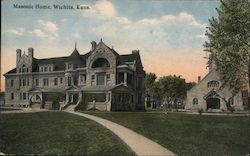 Masonic Home Wichita, KS Postcard Postcard Postcard