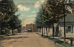 Diamond Street Looking East from Drake Street Titusville, PA Postcard Postcard Postcard