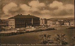 Mission High School Postcard