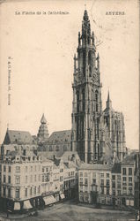 La Fieche de la Cathedrale Anvers, Belgium Postcard Postcard Postcard