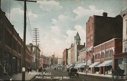 Main Street, Looking West Postcard