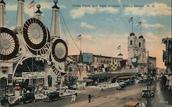 Luna Park and Surf Avenue Coney Island, NY Postcard Postcard Postcard