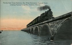 Florida East Coast Railway Key West, FL Postcard Postcard Postcard