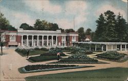 The Colonnade, Pergola and Plaza, Chautauqua Institution New York Postcard Postcard Postcard