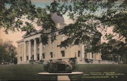 Court House and Treaty Boulder Canandaigua, NY Postcard Postcard Postcard