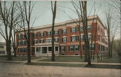 Foss Hall at Colby College Postcard