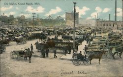 City Market Postcard