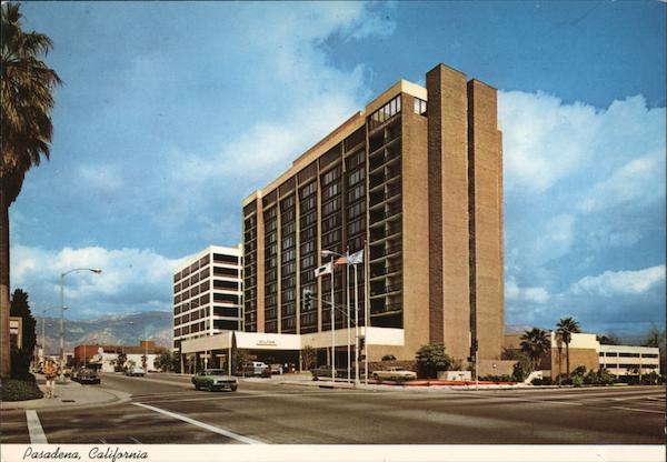 Hilton Hotel, Pasadena California Charles Cropsey Postcard