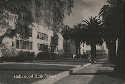 Hollywood High School California Postcard Postcard Postcard