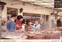 San Francisco Crab Stand at Fisherman's Wharf Postcard