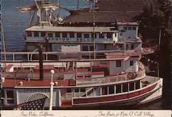 Tour Boats at Ports O'Call Village San Pedro, CA G. Elton Watson Postcard Postcard Postcard