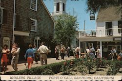 Whalers Village Ports O'Call San Pedro, CA Postcard Postcard Postcard