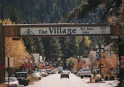 The Village of Big Bear Lake California Postcard Postcard Postcard